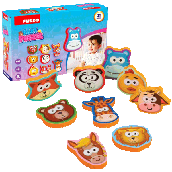 Puzzle Puedo Baby Puzzle 3+/ Numărul de piese: 21 photo 1