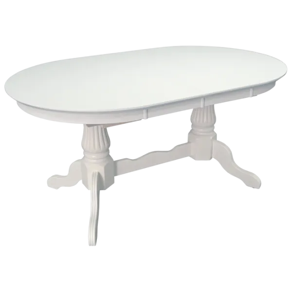 Set masă și scaune Evelin HV-33V/NV-10WP Ovală / Lemn / White photo 3