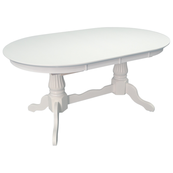 Set masă și scaune Evelin HV-33V/NV-10WP Ovală / Lemn / White photo 3