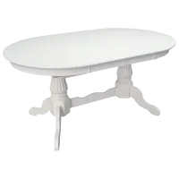 Set masă și scaune Evelin HV-33V/NV-10WP Ovală / Lemn / White photo 3
