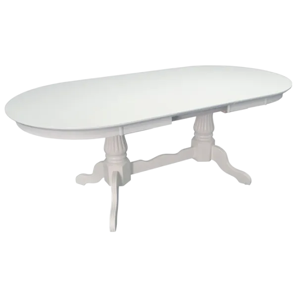 Set masă și scaune Evelin HV-33V/NV-10WP Ovală / Lemn / White photo 4