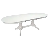 Set masă și scaune Evelin HV-33V/NV-10WP Ovală / Lemn / White photo 5