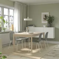 Set masă și scaune Ikea Ronninge/Karlpetter/Gunnared Dreptunghiulară / Lemn / Birch photo 6