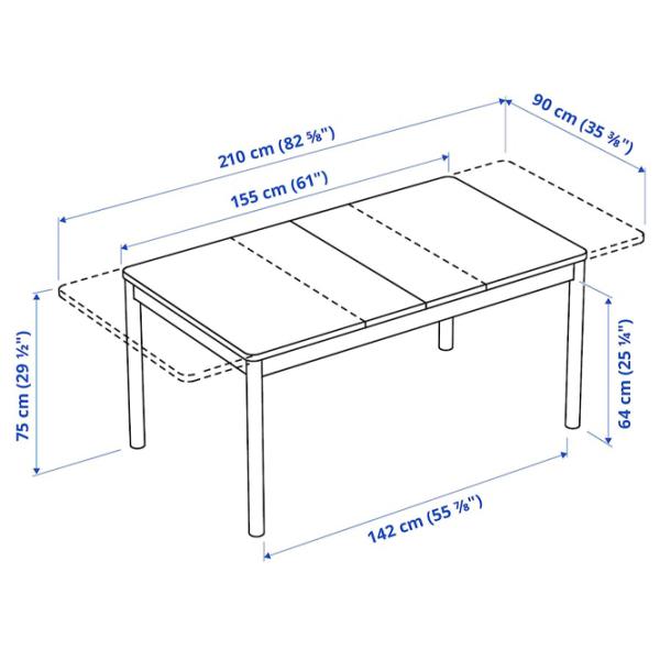 Обеденные стол со стульями Ikea Ronninge/Karlpetter/Gunnared Прямоугольная / Дерево / Берёза photo 7