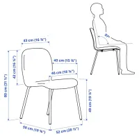 Set masă și scaune Ikea Ronninge/Karlpetter/Gunnared Dreptunghiulară / Lemn / Birch photo 8
