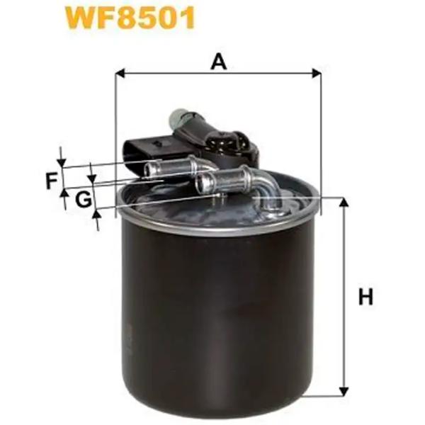 Filtru combustibil Wix Filters WF8501 91 mm photo 3