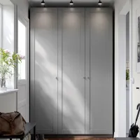 Шкаф Ikea Pax/Gullaberg 150 x 60см x 236.4 / ДСП / Темно серый photo 3