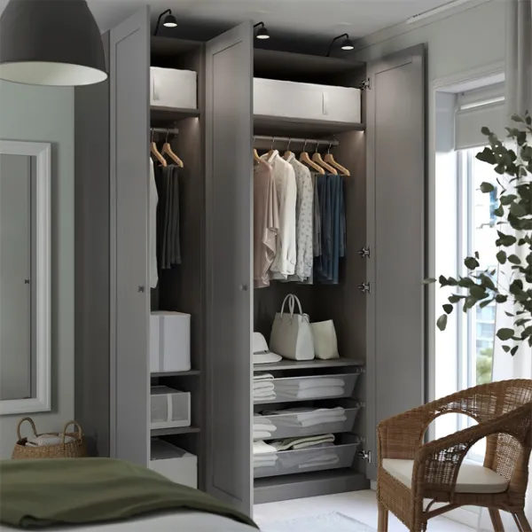 Dulap Ikea Pax/Gullaberg 150 x 60 x 236.4 / DSP / Gri închis photo 5