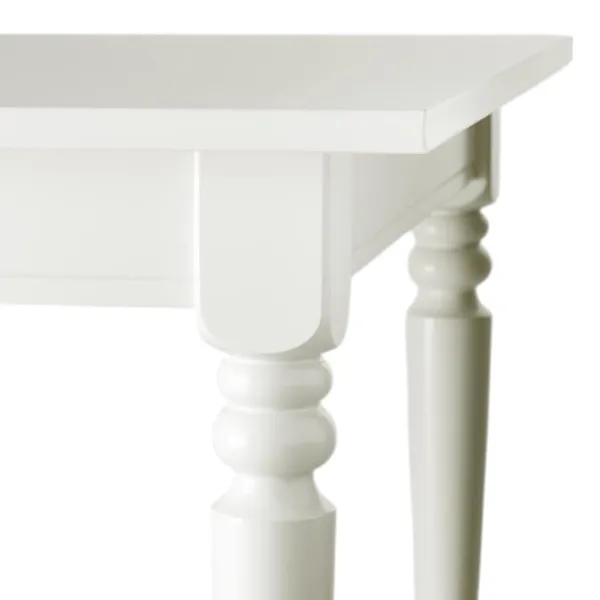 Обеденные стол со стульями Ikea Ingatorp/Ingolf/Hallarp Прямоугольная / ДСП / Белый photo 4