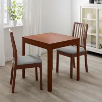 Set masă și scaune Ikea Ekedalen/Orrsta Dreptunghiulară / PAL / Brown photo 6