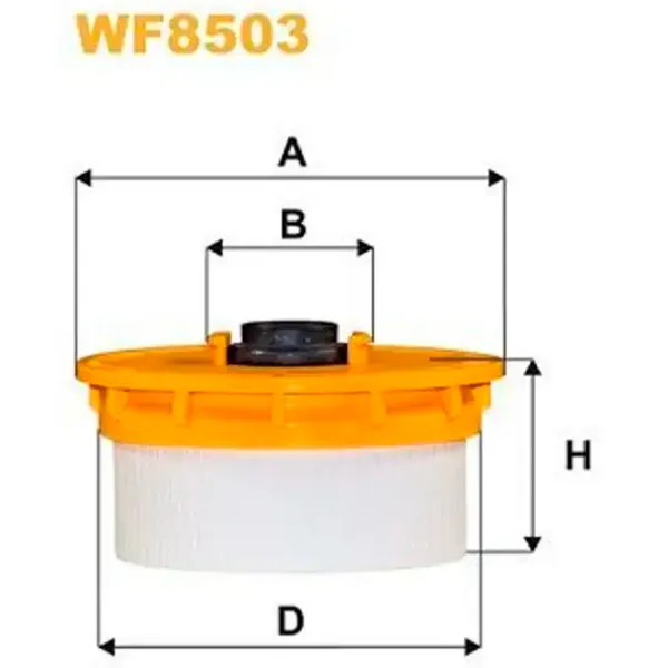 Filtru combustibil Wix Filters WF8503 88 mm photo 2 Filtru combustibil Wix Filters WF8503 88 mm photo 2
