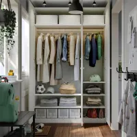 Dulap Ikea Pax/Gullaberg 150 x 60 x 236.4 / DSP / Alb photo 3