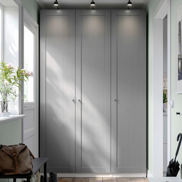 Шкаф Ikea Pax/Gullaberg 150 x 60см x 236.4 / ДСП / Белый photo 3