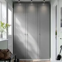 Шкаф Ikea Pax/Gullaberg 150 x 60см x 236.4 / ДСП / Белый photo 3