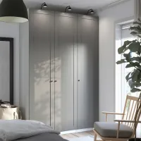 Шкаф Ikea Pax/Gullaberg 150 x 60см x 236.4 / ДСП / Белый photo 4