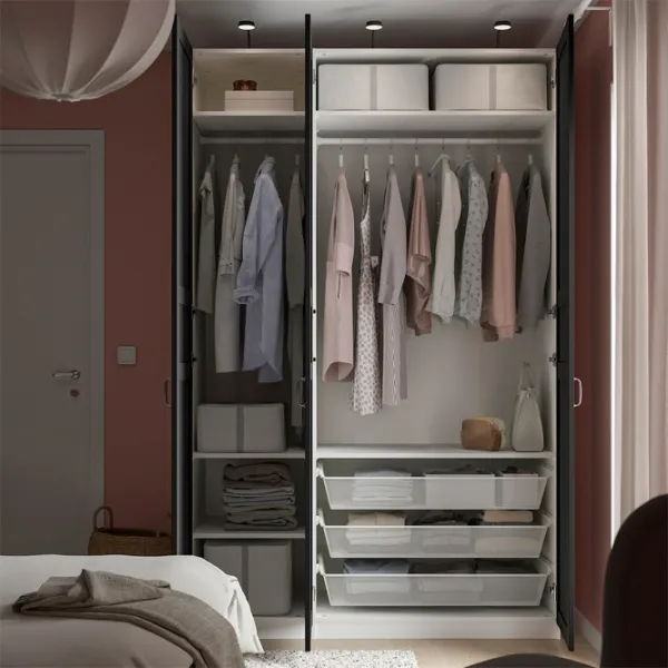 Шкаф Ikea Pax/Flisberget 150 x 60см x 236.4 / ДСП / Белый photo 3 Шкаф Ikea Pax/Flisberget 150 x 60см x 236.4 / ДСП / Белый photo 3