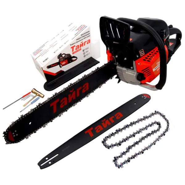Fierăstrău cu lanţ Taiga Pro 5200 pe benzină/ Black photo 1