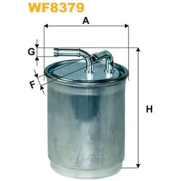 Топливный фильтр Wix Filters WF8379 88 мм photo 3 Топливный фильтр Wix Filters WF8379 88 мм photo 3