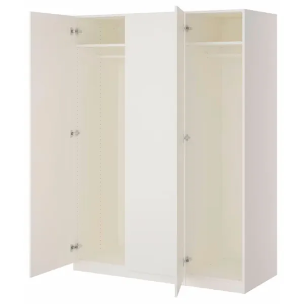 Шкаф Ikea Pax/Forsand 150 x 60см x 201.2 / ДСП / Белый photo 2