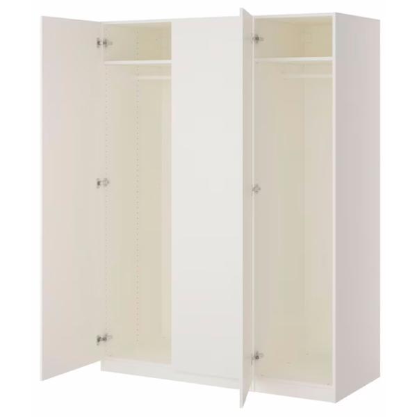 Шкаф Ikea Pax/Forsand 150 x 60см x 201.2 / ДСП / Белый photo 2