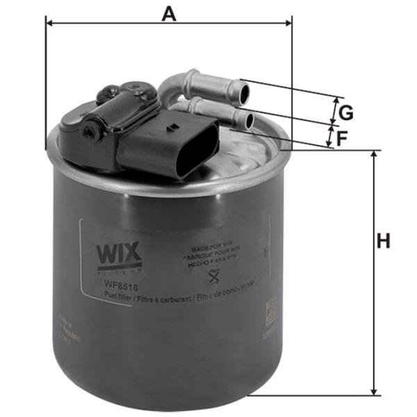 Filtru combustibil Wix Filters WF8516 91 mm photo 2