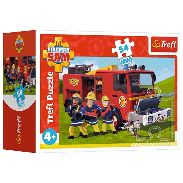 Puzzle Trefl Fireman Sam on standby 4+/ Numărul de piese: 216 photo 1