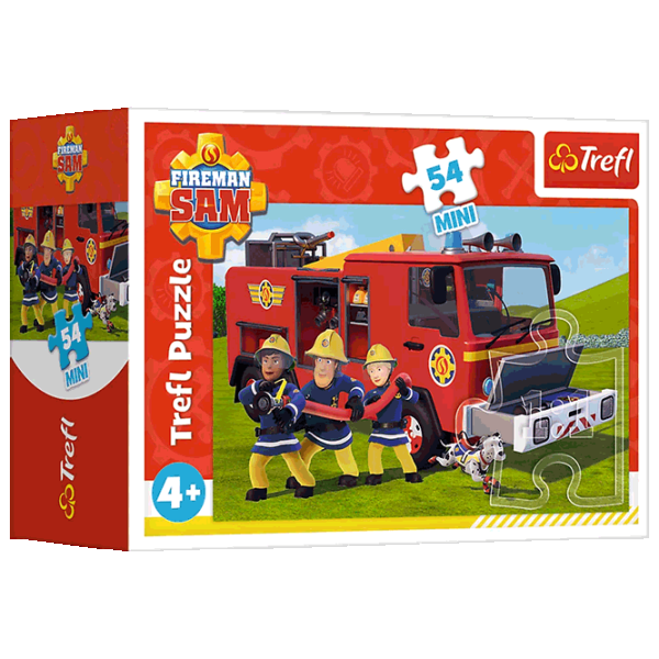 Puzzle Trefl Fireman Sam on standby 4+/ Numărul de piese: 216 photo 1
