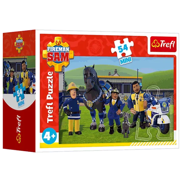 Puzzle Trefl Fireman Sam on standby 4+/ Numărul de piese: 216 photo 2