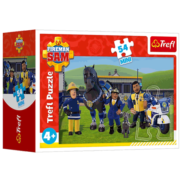 Puzzle Trefl Fireman Sam on standby 4+/ Numărul de piese: 216 photo 2