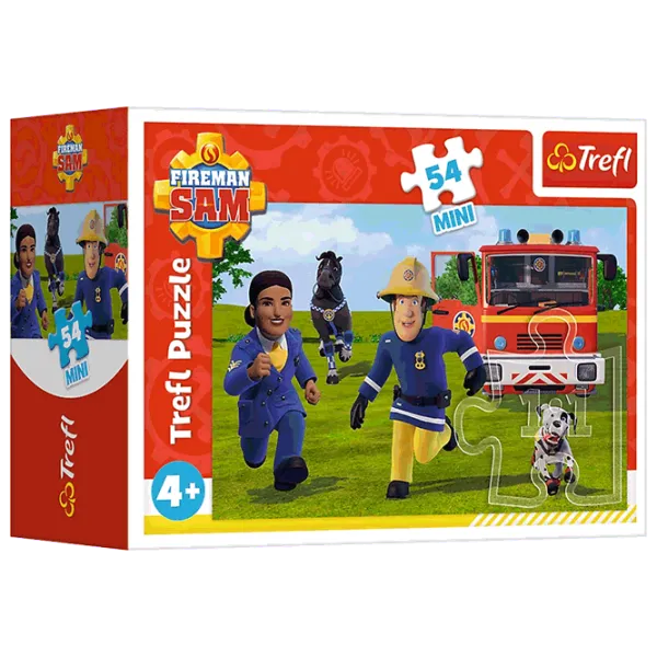 Puzzle Trefl Fireman Sam on standby 4+/ Numărul de piese: 216 photo 3