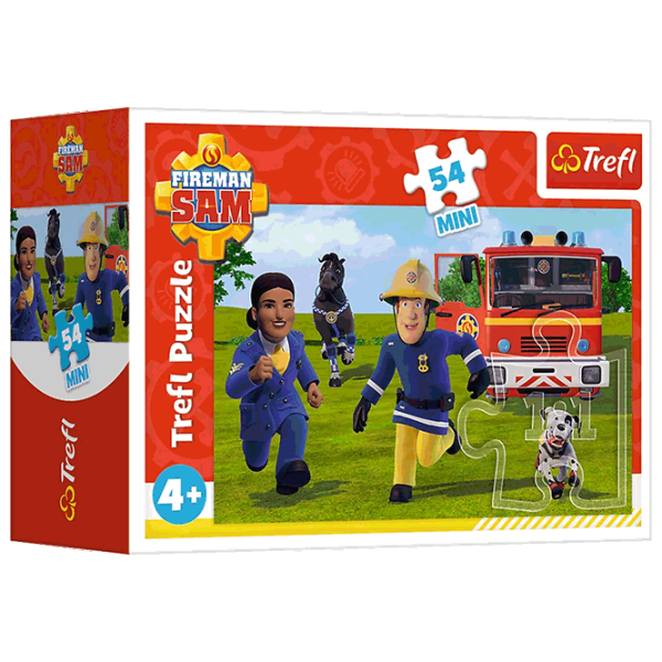 Puzzle Trefl Fireman Sam on standby 4+/ Numărul de piese: 216 photo 3