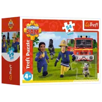 Puzzle Trefl Fireman Sam on standby 4+/ Numărul de piese: 216 photo 3