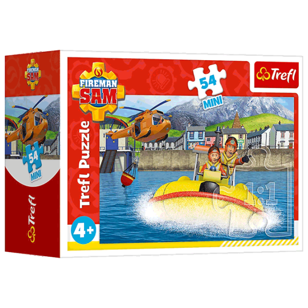 Puzzle Trefl Fireman Sam on standby 4+/ Numărul de piese: 216 photo 4