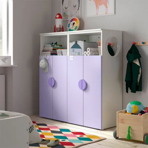 Шкаф Ikea Smastad/Platsa 120 x 42см x 123 / ДСП / Белый photo 2