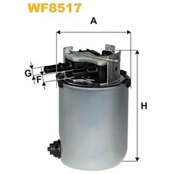 Filtru combustibil Wix Filters WF8517 99 mm photo 2