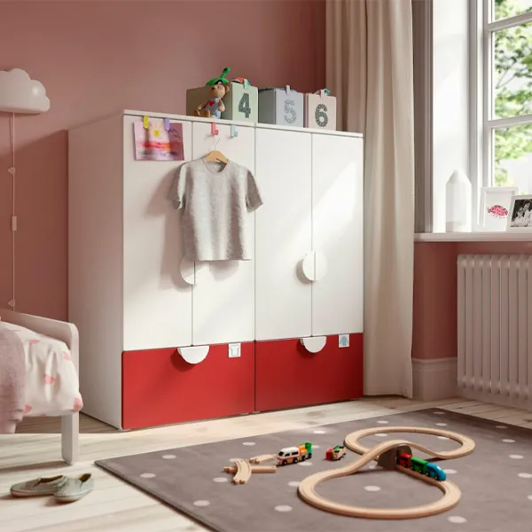 Dulap Ikea Smastad/Platsa 120 x 57 x 123 / DSP / Alb photo 3