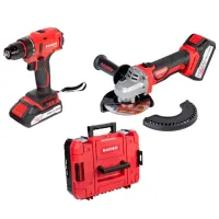 Set de instrumente Raider RDP-PBCDI20&SPAG20 20 V / 2