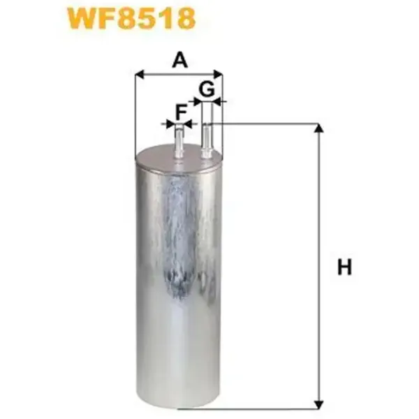 Топливный фильтр Wix Filters WF8518 81 мм photo 3 Топливный фильтр Wix Filters WF8518 81 мм photo 3