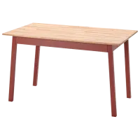 Set masă și scaune Ikea Pinntorp Dreptunghiulară / Lemn / Light Brown photo 2