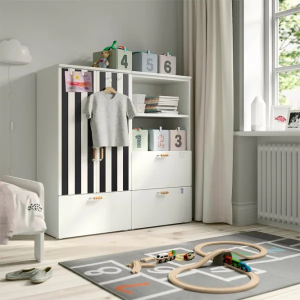 Шкаф Ikea Smastad/Platsa 120 x 42см x 123 / ДСП / Белый photo 2