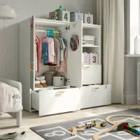 Шкаф Ikea Smastad/Platsa 120 x 42см x 123 / ДСП / Белый photo 3