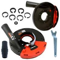 Пылесборник MAR-POL M04101 Черно-красный / Пластик