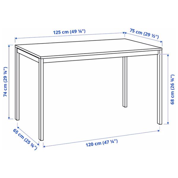 Обеденные стол со стульями Ikea Melltorp/Ostano/Remmarn Прямоугольная / ДСП / Белый photo 8 Обеденные стол со стульями Ikea Melltorp/Ostano/Remmarn Прямоугольная / ДСП / Белый photo 8