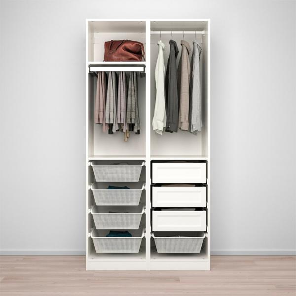 Dulap Ikea Pax/Grimo 100 x 60 x 201.2 / DSP / Alb photo 2
