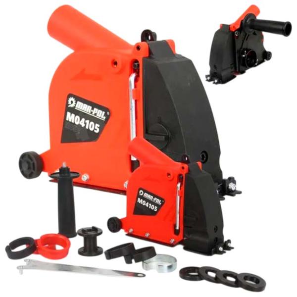 Colector de praf MAR-POL M04105 Black-Red / Plastic photo 1