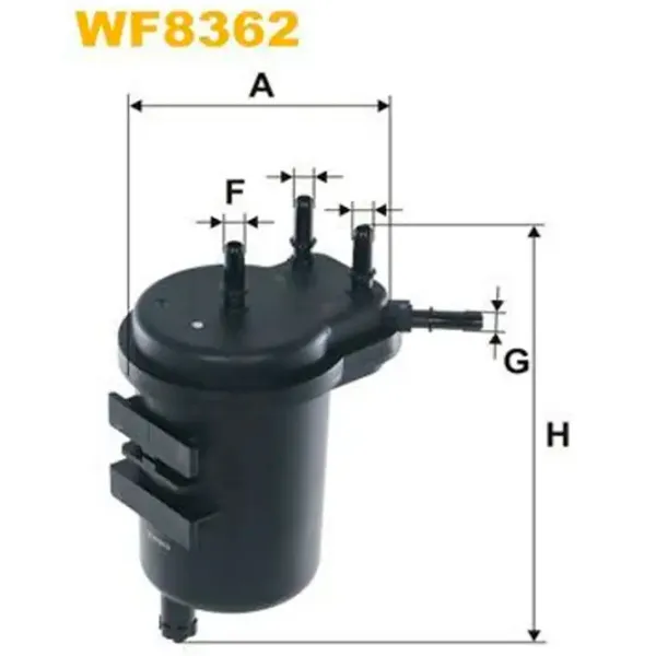 Filtru combustibil Wix Filters WF8362 124 mm photo 3