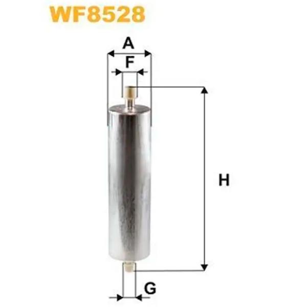 Топливный фильтр Wix Filters WF8528 10 мм photo 3 Топливный фильтр Wix Filters WF8528 10 мм photo 3
