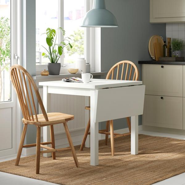 Set masă și scaune Ikea Nordviken/Skogsta Pătrată / PAL / White photo 6