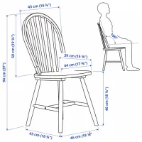 Set masă și scaune Ikea Nordviken/Skogsta Pătrată / PAL / White photo 8