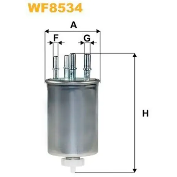 Топливный фильтр Wix Filters WF8534 87 мм photo 3